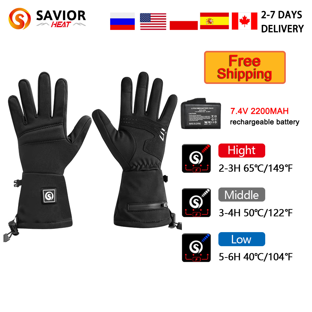 Touch Screen Gloves - Schnee Hirsch S18 Winter Beheizte Handschuhe