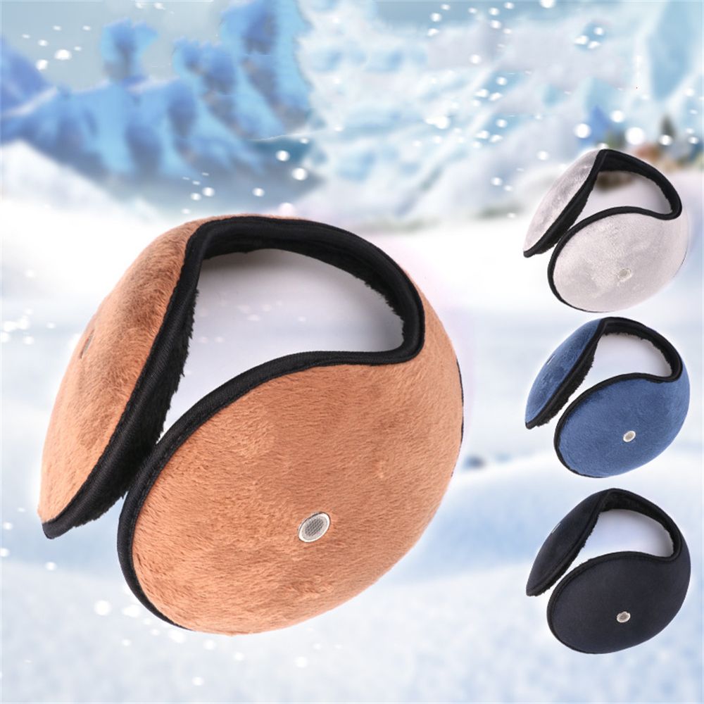 Fleece Ear Warmer Band - Herren-Ohrenschützer, Winter-Ohrenwärmer, Fleece, Unisex, Plüsch-Ohrenschützer hinter