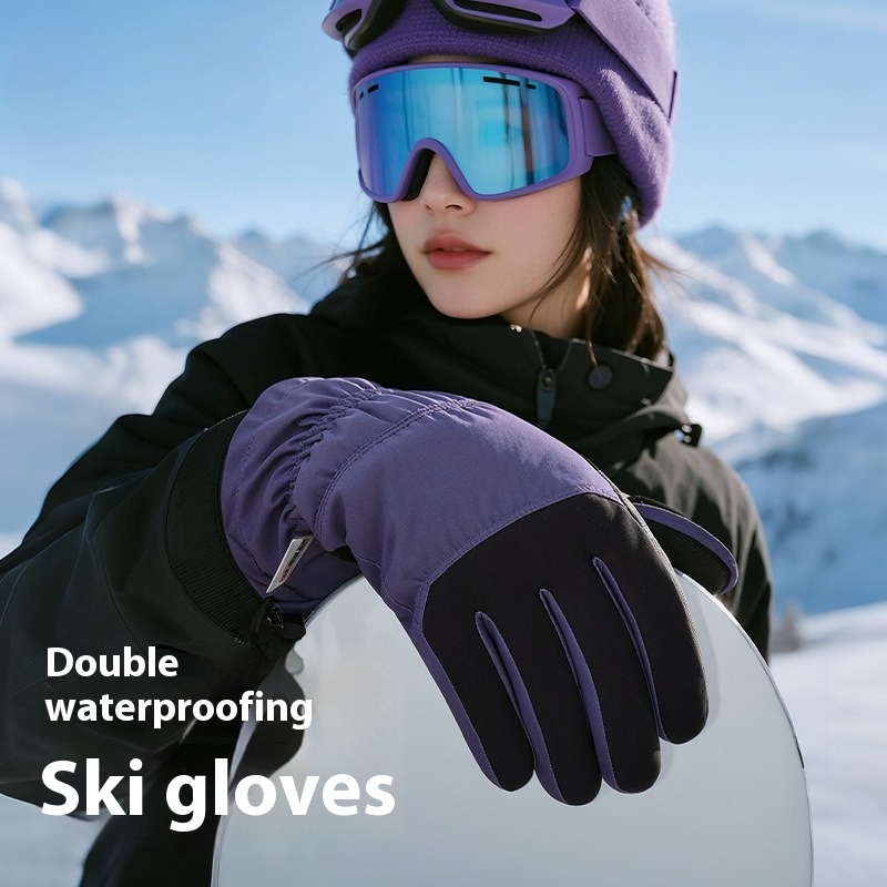 Snow Glove Insulated - Neue Winter-Thermohandschuhe, Skifahren, Radfahren, winddicht, wasserdicht,