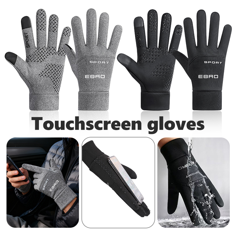 Touch Screen Gloves - Wasserdichte Winter-Warmhandschuhe Thermische Touchscreen-Handschuhe für Ebro