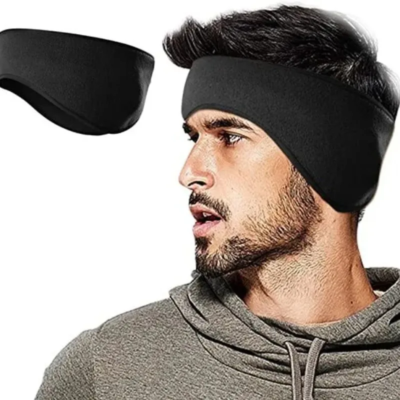 Winter Headband Fleece - 1 Stück Stilvolles Winter-Stirnband mit Ohrenschützern