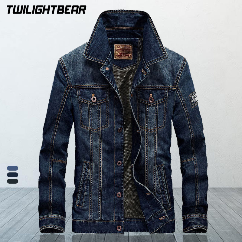 Down Jacket Packable - Hochwertige Herren-Jeansjacke 5XL Übergroßer Mantel Frühling