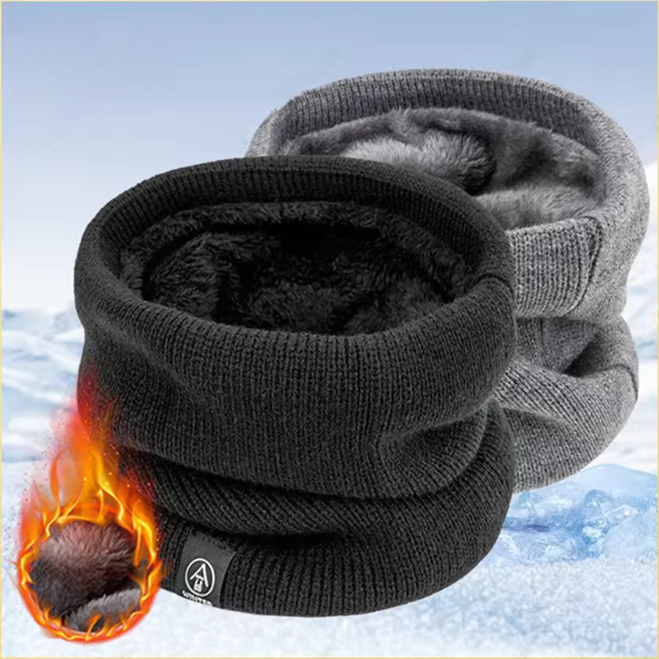 Neck Gaiter Fleece - Winter-Halswärmer-Schal, mit Fleece gefüttert, winddicht, weiche