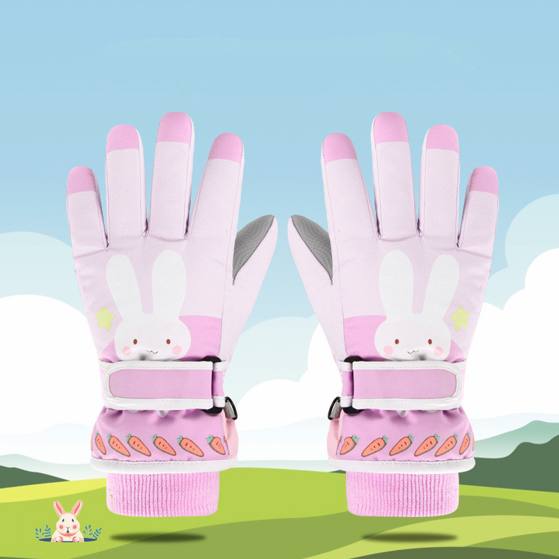 Snow Glove Insulated - Kinder-Winter-Schnee-Ski-Handschuhe, wasserdichte, isolierte Outdoor-Snowboard-Handschuhe für kaltes