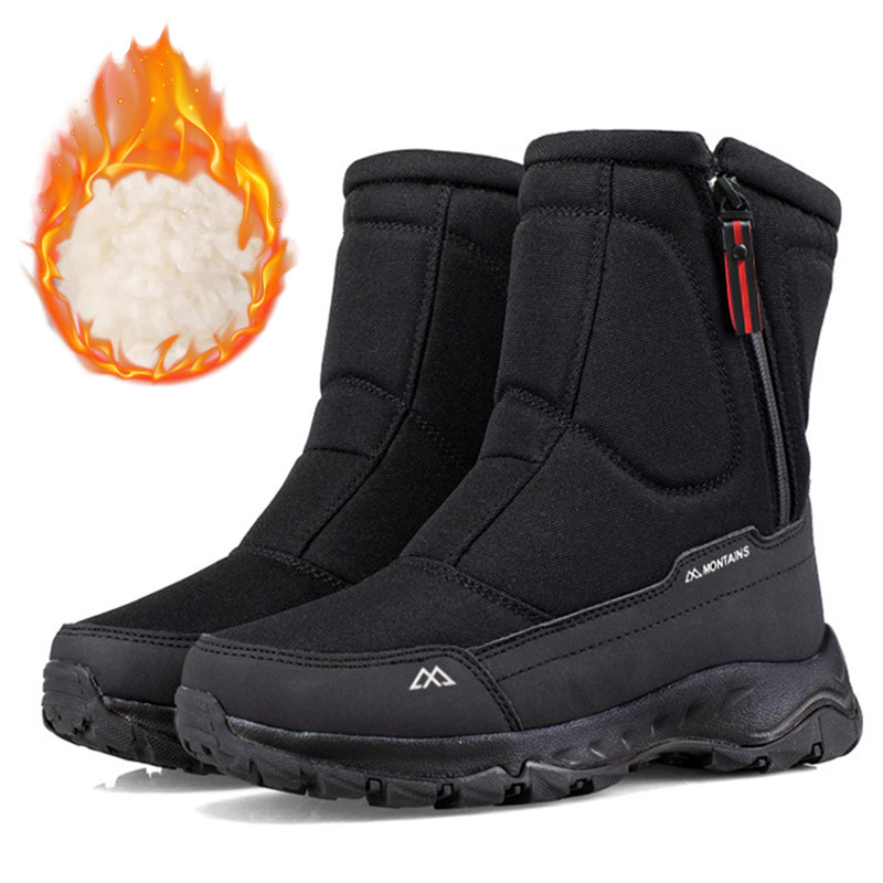 Waterproof Winter Boot - Herren-Winterstiefel, wasserdicht, isoliert, warm, innen, bequem,