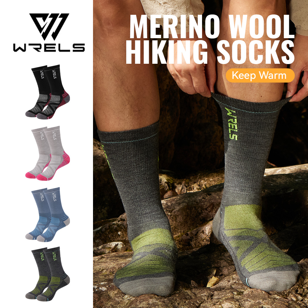 Thermal Sock Wool - WRELS 1/2/3 Socken aus Merinowolle, thermische