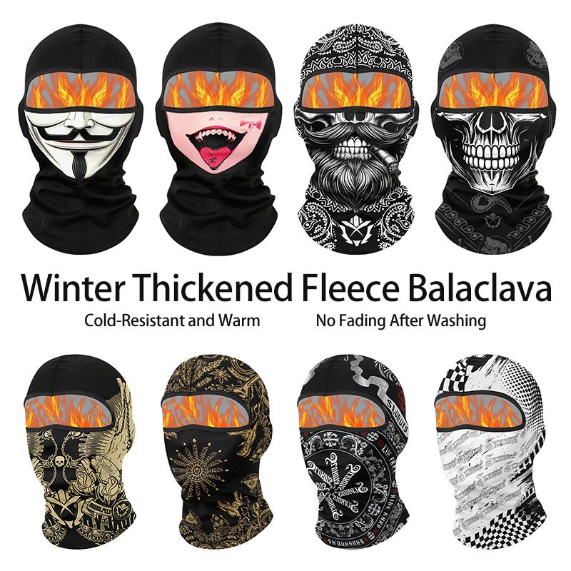 Balaclava Ski Mask - Winter Warm Plus Samt Sturmhaube Motorrad