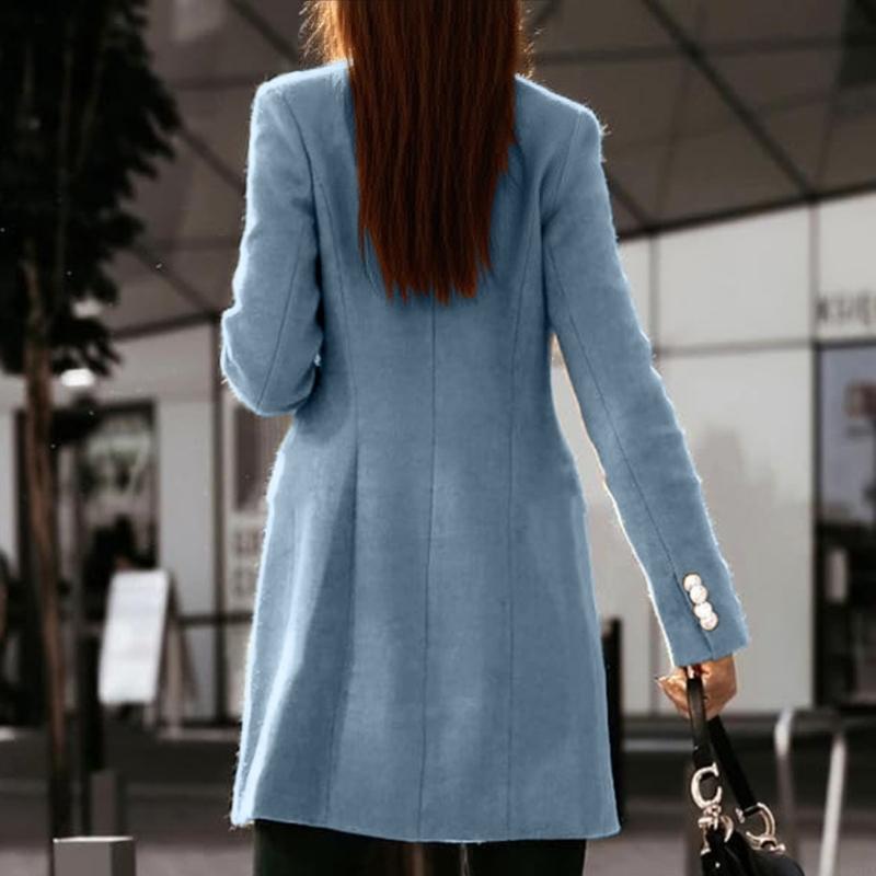 831A Damen Herbst Winter Wollm – Wool Coat Peacoat Bewertung und Preis