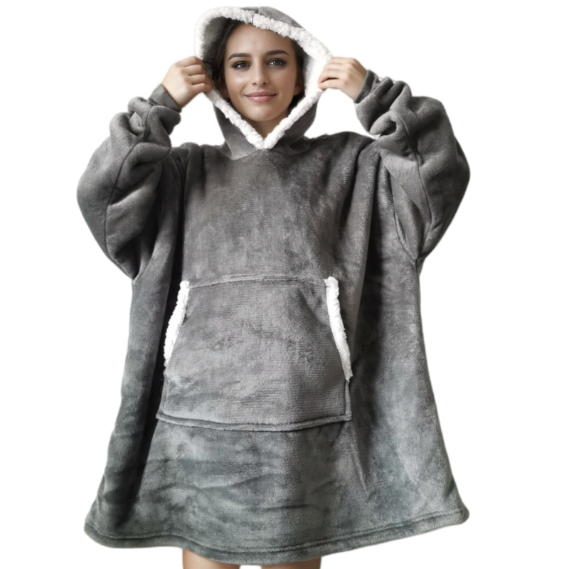Tragbare Erwachsene Super Weic – Sherpa Hoodie Fleece Bewertung und Preis