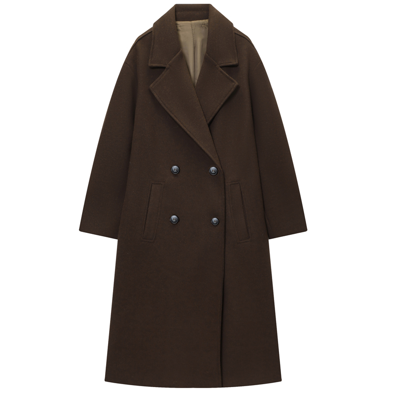 HXAO Damenmantel, braune Tweed – Wool Coat Peacoat Bewertung und Preis