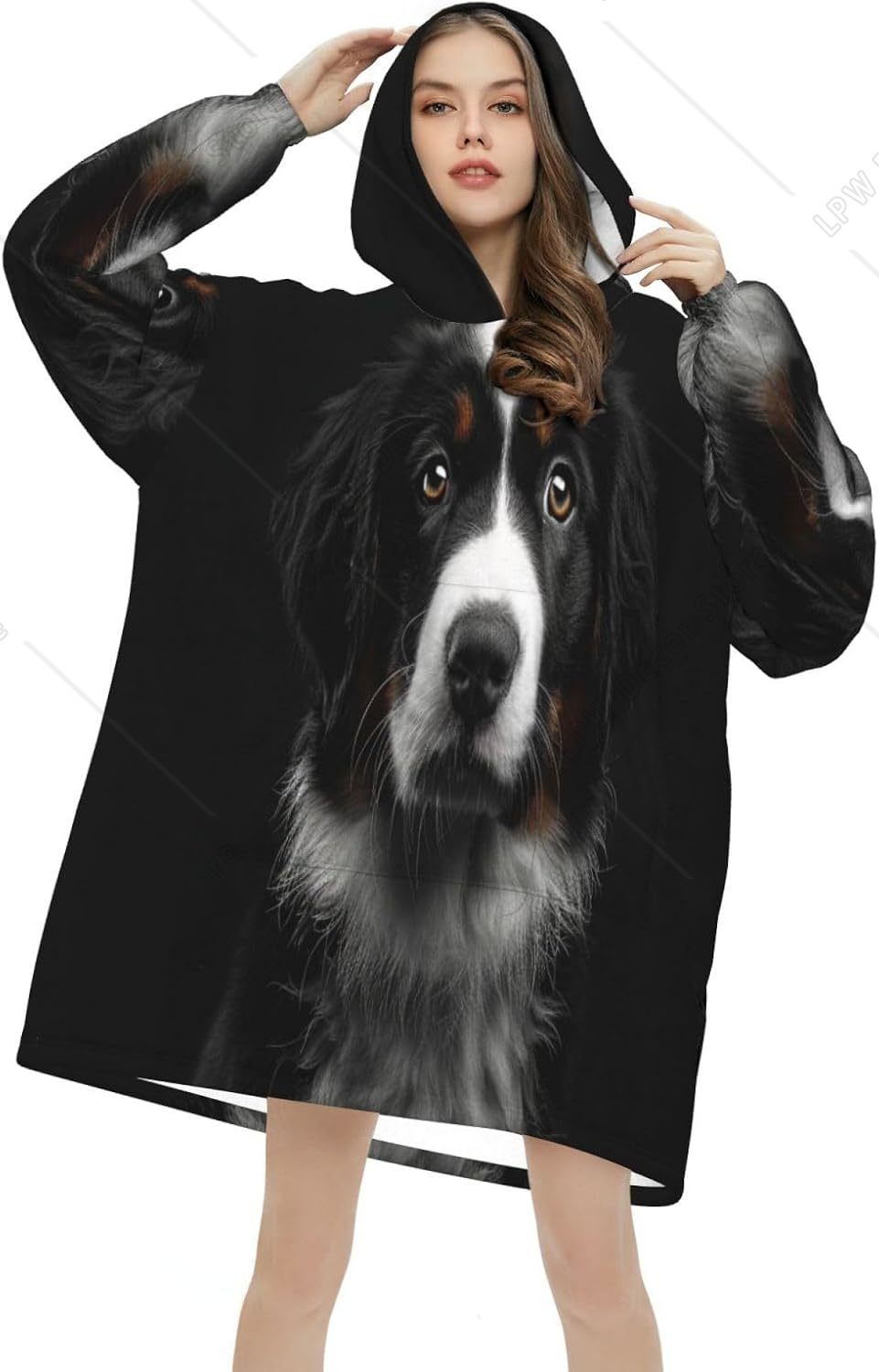 Bernhardiner-Hund Tragbare Dec – Sherpa Hoodie Fleece Bewertung und Preis