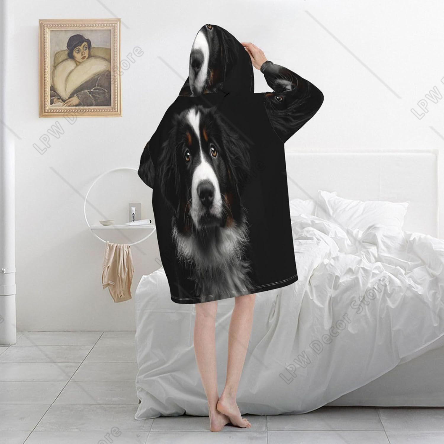 Bernhardiner-Hund Tragbare Dec – Sherpa Hoodie Fleece Bewertung und Preis