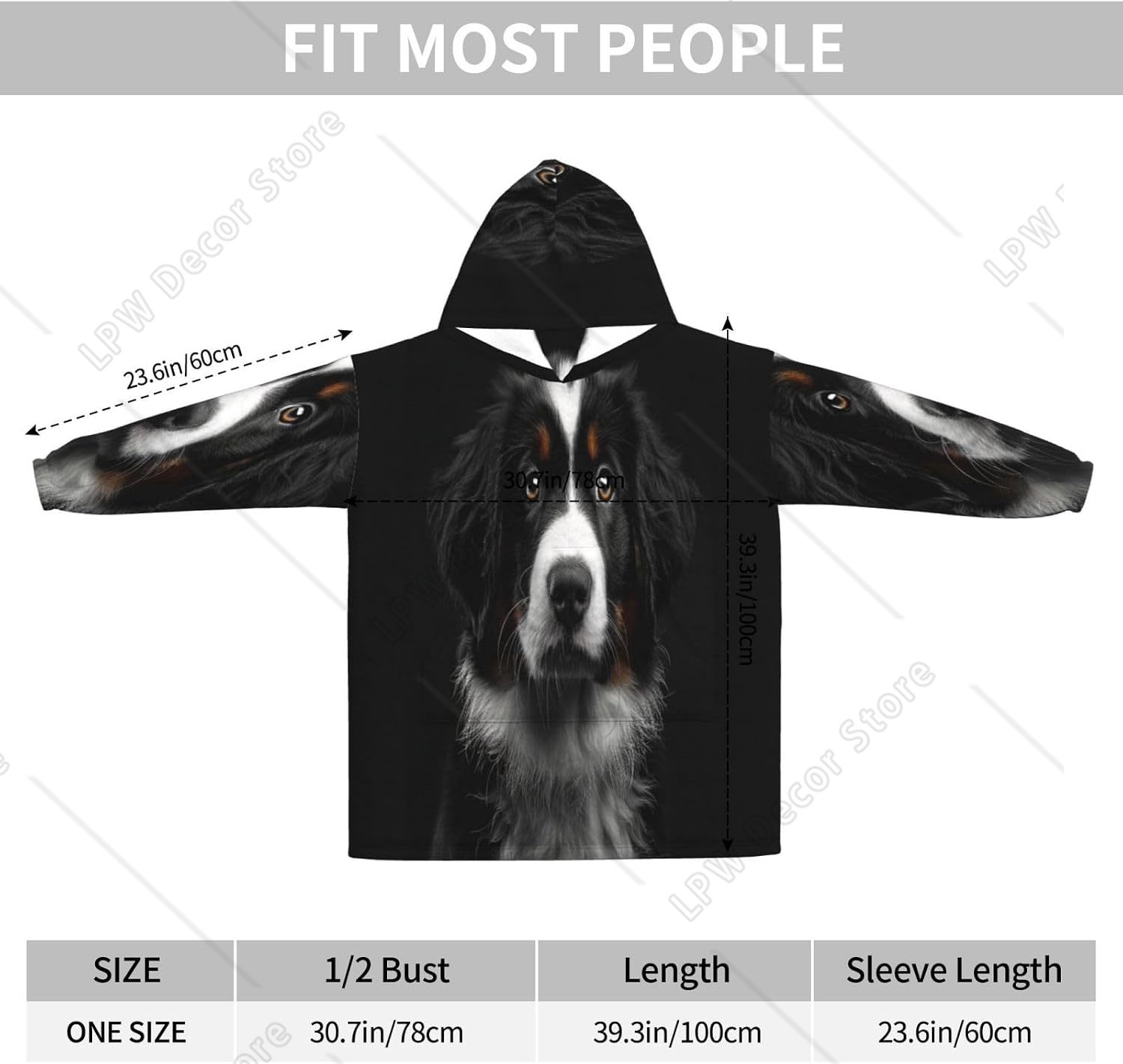 Bernhardiner-Hund Tragbare Dec – Sherpa Hoodie Fleece Bewertung und Preis