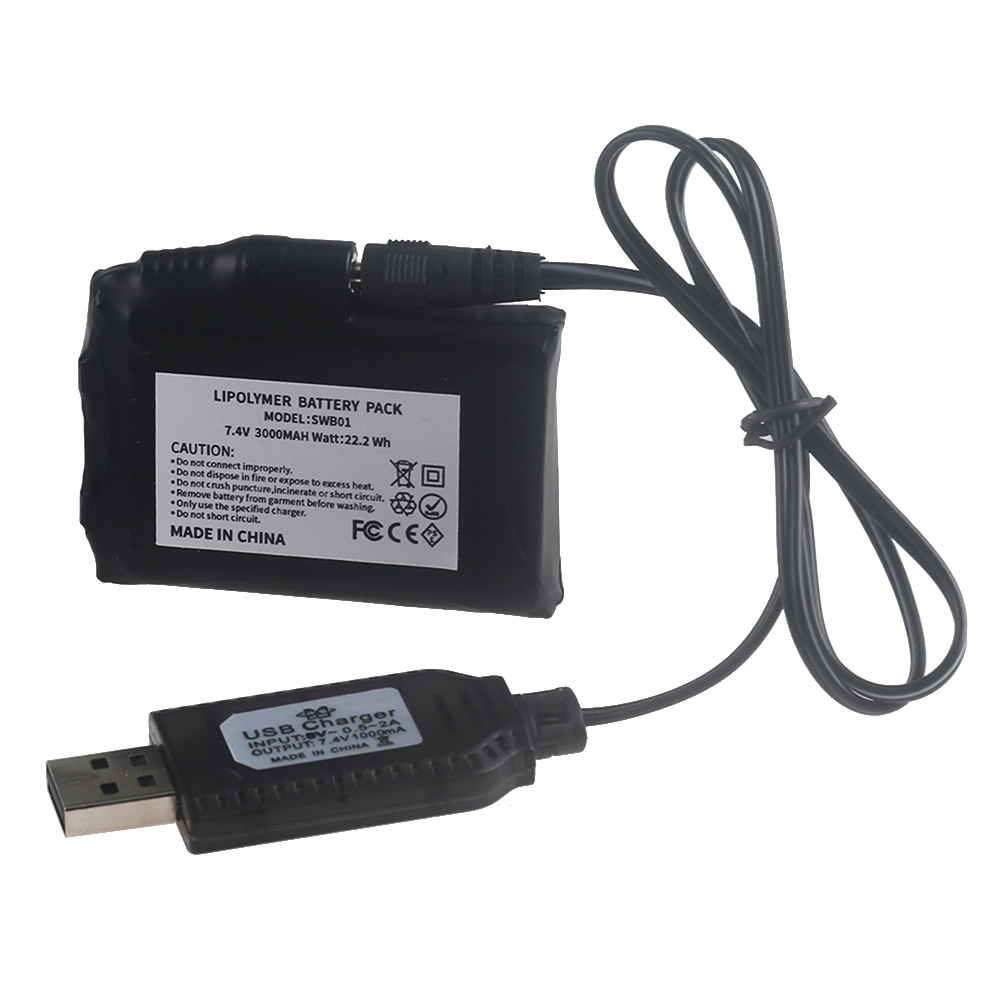 7,4V Li-Polymer 3000mAh Akku f – Heated Vest Battery Bewertung und Preis