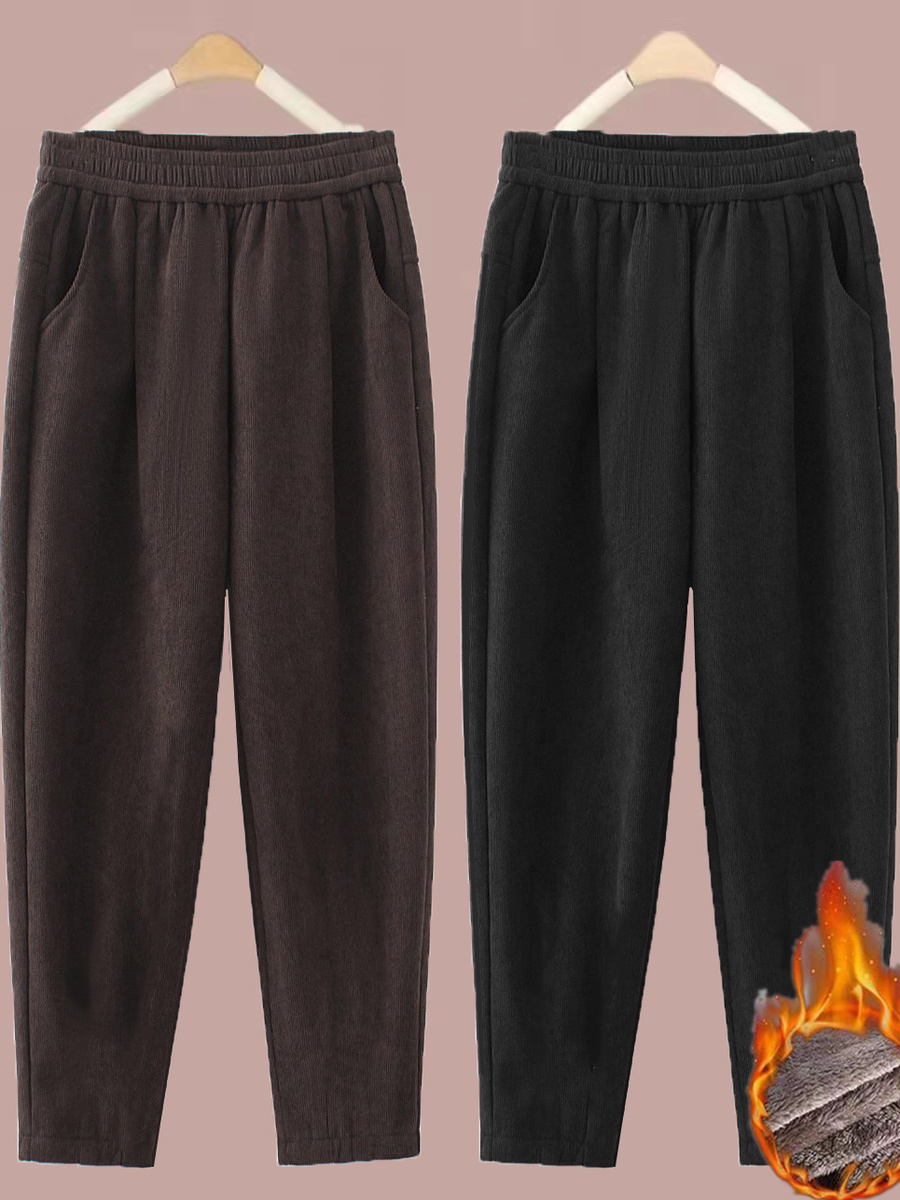 Verdickte Gerade Hosen für Dam – Corduroy Pant Warm Bewertung und Preis