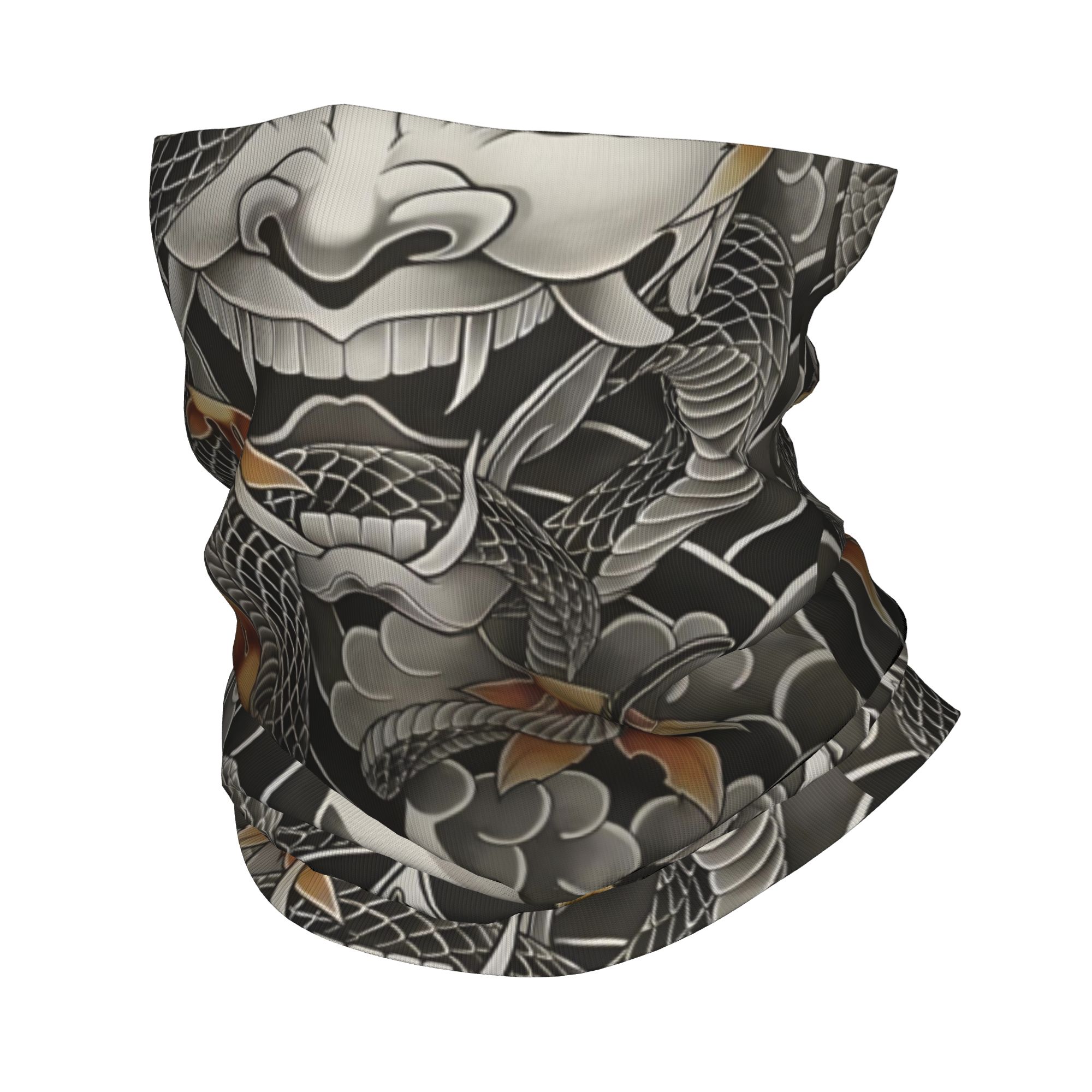 Benutzerdefinierte Samurai Oni – Neck Gaiter Fleece Bewertung und Preis