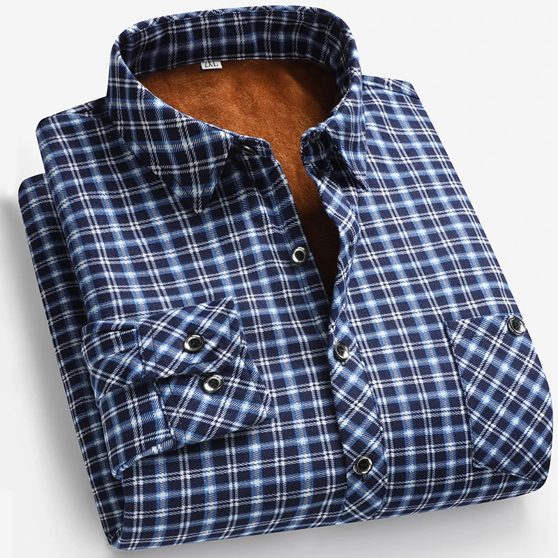 2026 Herbst und Winter Herren  – Flannel Shirt Lined Bewertung und Preis