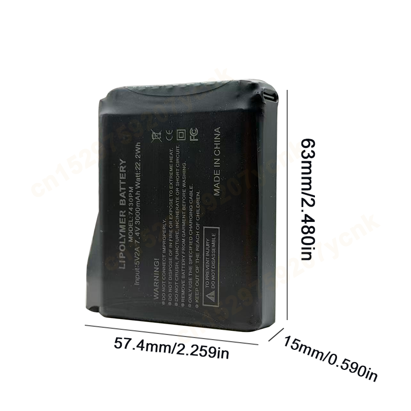 7,4 V 3000 mah Beheizte Handsc – Heated Vest Battery Bewertung und Preis