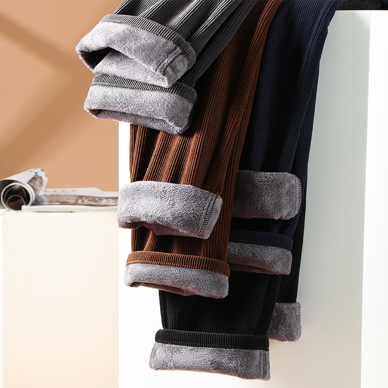 Winter männer Fleece Cord Hose – Corduroy Pant Warm Bewertung und Preis