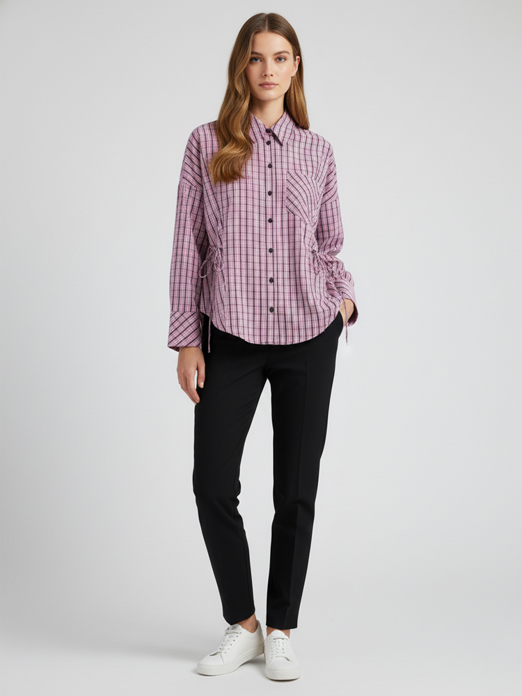 Damen Trendiges Kariertes Hemd – Flannel Shirt Lined Bewertung und Preis