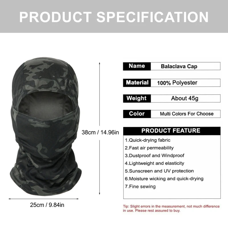 Camouflage Sturmhaube Hut Radf – Balaclava Ski Mask Bewertung und Preis