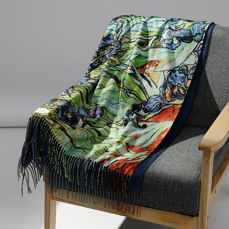 Luxus Marke Ölgemälde Kaschmir – Cashmere Pashmina Wrap Bewertung und Preis