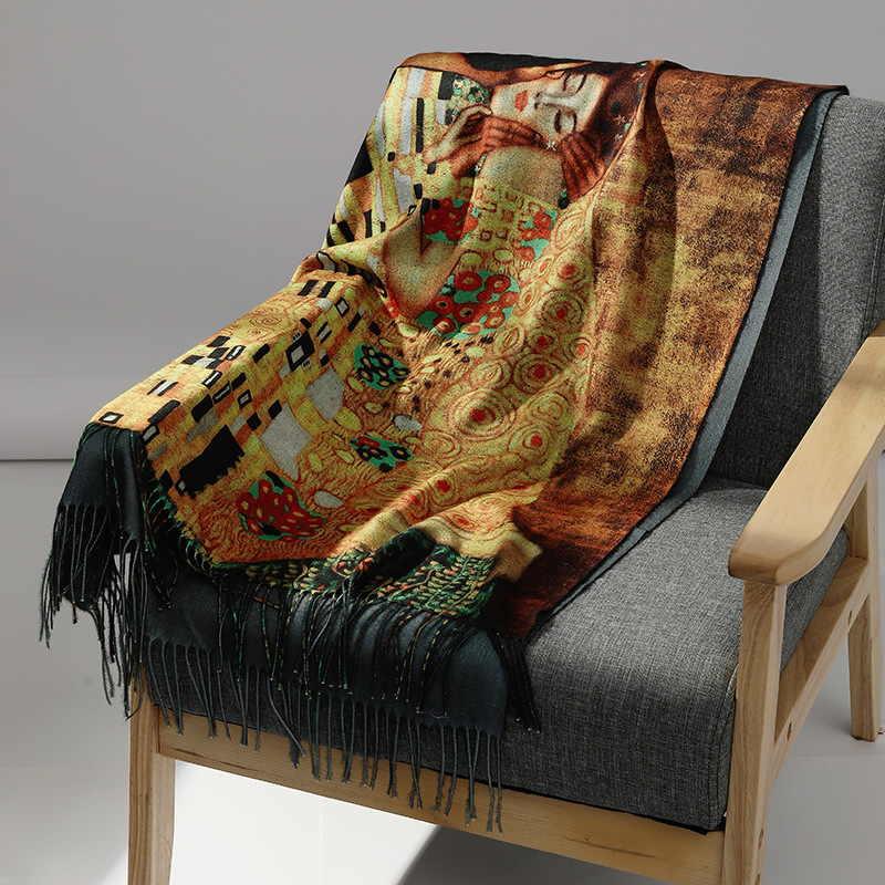 Luxus Marke Ölgemälde Kaschmir – Cashmere Pashmina Wrap Bewertung und Preis