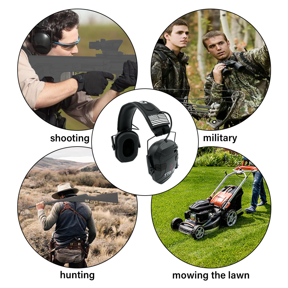 W1/W3 Elektronischer Schieß-Ge – Earmuffs Foldable Bewertung und Preis