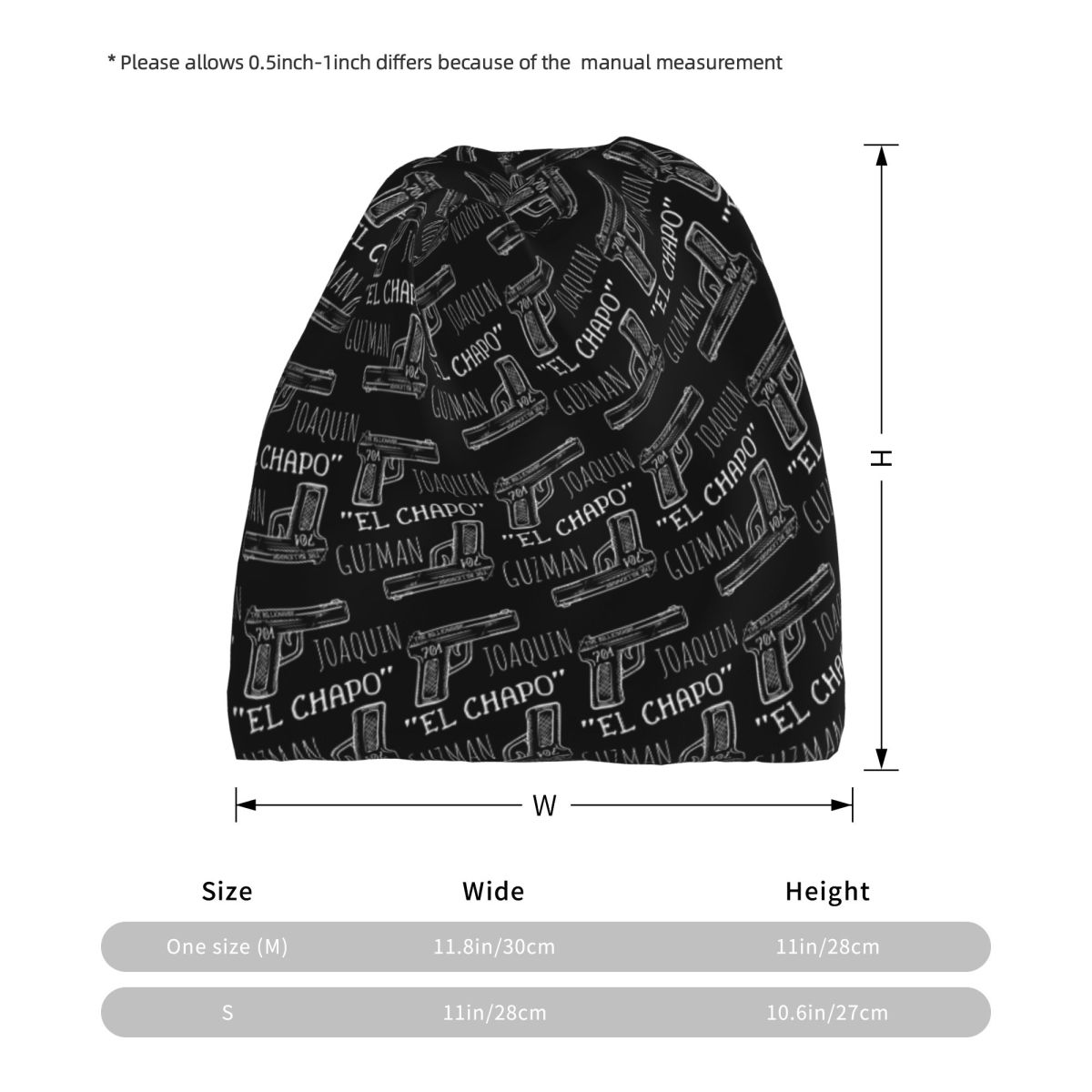 Joaquin El Chapo Guzman Narcos – Knit Beanie Hat Warm Bewertung und Preis